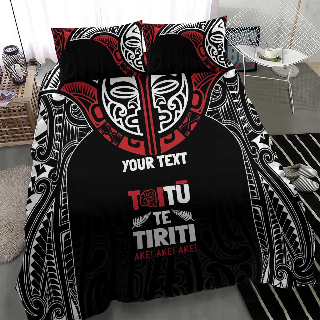 Aotearoa Maori Personalized Bedding Set Toitu Te Tiriti Ake! Ake! Ake! LT7 - Polynesian Pride