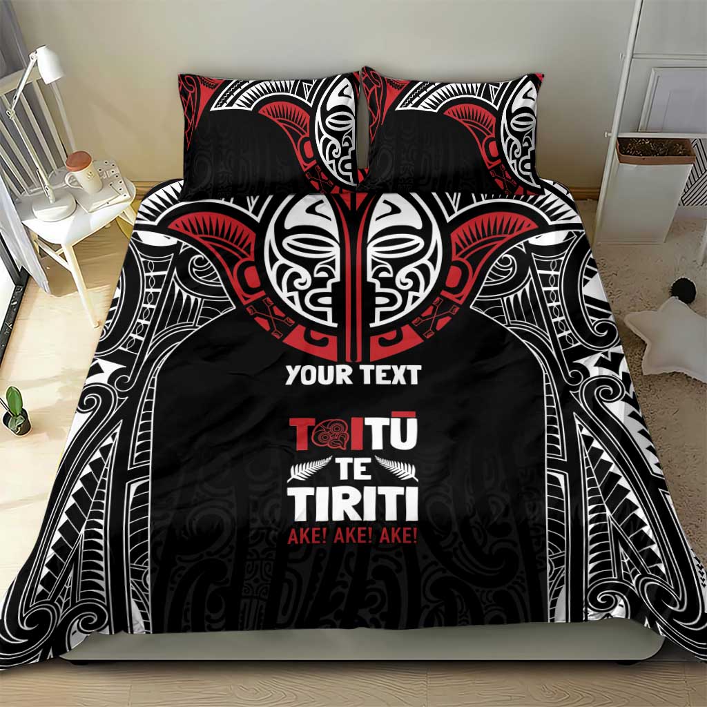 Aotearoa Maori Personalized Bedding Set Toitu Te Tiriti Ake! Ake! Ake! LT7 - Polynesian Pride