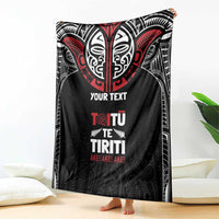 Aotearoa Maori Personalized Blanket Toitu Te Tiriti Ake! Ake! Ake! LT7 - Polynesian Pride