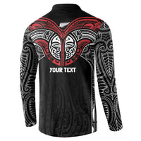Aotearoa Maori Personalized Button Sweatshirt Toitu Te Tiriti Ake! Ake! Ake! LT7 - Polynesian Pride