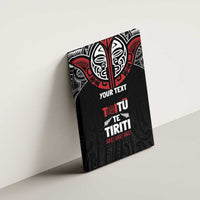 Aotearoa Maori Personalized Canvas Wall Art Toitu Te Tiriti Ake! Ake! Ake! LT7 - Polynesian Pride
