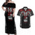 Aotearoa Maori Personalized Couples Matching Off Shoulder Maxi Dress and Hawaiian Shirt Toitu Te Tiriti Ake! Ake! Ake!