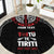 Aotearoa Maori Personalized Round Carpet Toitu Te Tiriti Ake! Ake! Ake!