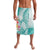 Polynesian Women's Day Wahine Lavalava Plumeria Marble Glaze - Teal LT7 Teal - Polynesian Pride