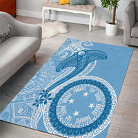 Micronesia FSM Area Rug Shark and Manta Classic Style LT7 - Polynesian Pride