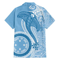 Micronesia FSM Hawaiian Shirt Shark and Manta Classic Style LT7 - Polynesian Pride