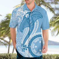 Micronesia FSM Hawaiian Shirt Shark and Manta Classic Style LT7 - Polynesian Pride