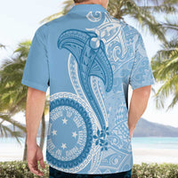 Micronesia FSM Hawaiian Shirt Shark and Manta Classic Style LT7 - Polynesian Pride