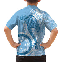 Micronesia FSM Hawaiian Shirt Shark and Manta Classic Style LT7 - Polynesian Pride
