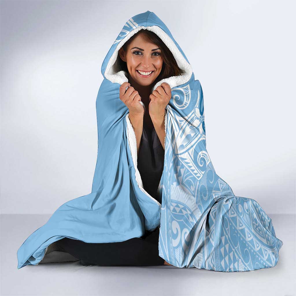 Micronesia FSM Hooded Blanket Shark and Manta Classic Style LT7 - Polynesian Pride