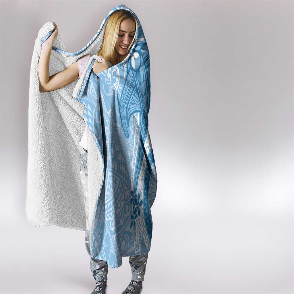 Micronesia FSM Hooded Blanket Shark and Manta Classic Style LT7 - Polynesian Pride