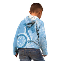 Micronesia FSM Kid Hoodie Shark and Manta Classic Style LT7 - Polynesian Pride