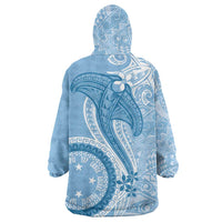Micronesia FSM Wearable Blanket Hoodie Shark and Manta Classic Style LT7 - Polynesian Pride