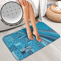 Pasifika Women's Day - Samoa Siapo Malu Tattoo Inspired Bathroom Set Turquoise LT7 - Polynesian Pride