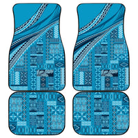 Pasifika Women's Day - Samoa Siapo Malu Tattoo Inspired Car Mats Turquoise LT7 - Polynesian Pride