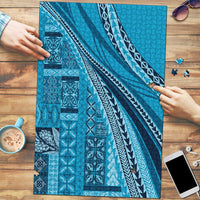Pasifika Women's Day - Samoa Siapo Malu Tattoo Inspired Puzzle Turquoise LT7 Turquoise - Polynesian Pride