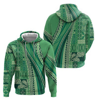 Pasifika Women's Day - Samoa Siapo Malu Tattoo Inspired Hoodie Jade LT7 - Polynesian Pride