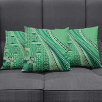 Pasifika Women's Day - Samoa Siapo Malu Tattoo Inspired Pillow Cover Jade LT7 - Polynesian Pride