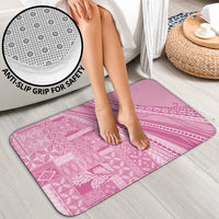 Pasifika Women's Day - Samoa Siapo Malu Tattoo Inspired Bathroom Set Pink LT7 - Polynesian Pride