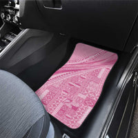 Pasifika Women's Day - Samoa Siapo Malu Tattoo Inspired Car Mats Pink LT7 - Polynesian Pride