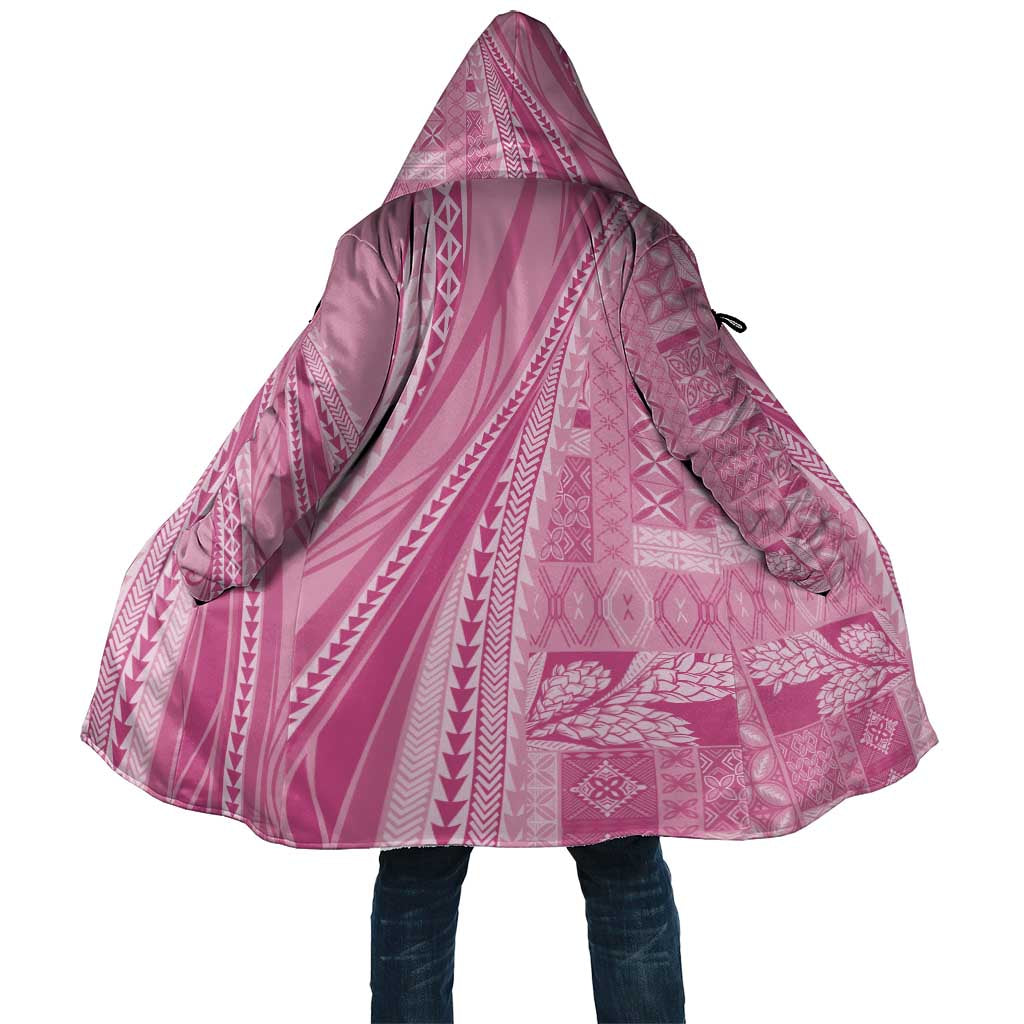 Pasifika Women's Day - Samoa Siapo Malu Tattoo Inspired Cloak Pink LT7 Unisex Pink - Polynesian Pride