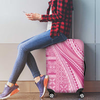 Pasifika Women's Day - Samoa Siapo Malu Tattoo Inspired Luggage Cover Pink LT7 - Polynesian Pride