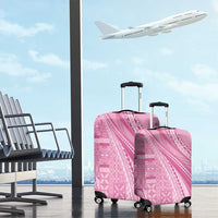 Pasifika Women's Day - Samoa Siapo Malu Tattoo Inspired Luggage Cover Pink LT7 - Polynesian Pride