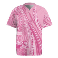Pasifika Women's Day - Samoa Siapo Malu Tattoo Inspired Rugby Jersey Pink LT7 Pink - Polynesian Pride