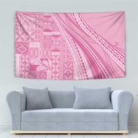Pasifika Women's Day - Samoa Siapo Malu Tattoo Inspired Tapestry Pink LT7 - Polynesian Pride