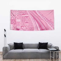 Pasifika Women's Day - Samoa Siapo Malu Tattoo Inspired Tapestry Pink LT7 - Polynesian Pride