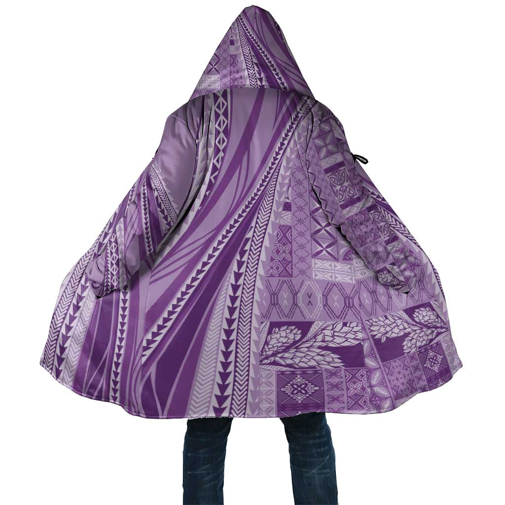 Pasifika Women's Day - Samoa Siapo Malu Tattoo Inspired Cloak Lavender LT7 Unisex Lavender - Polynesian Pride