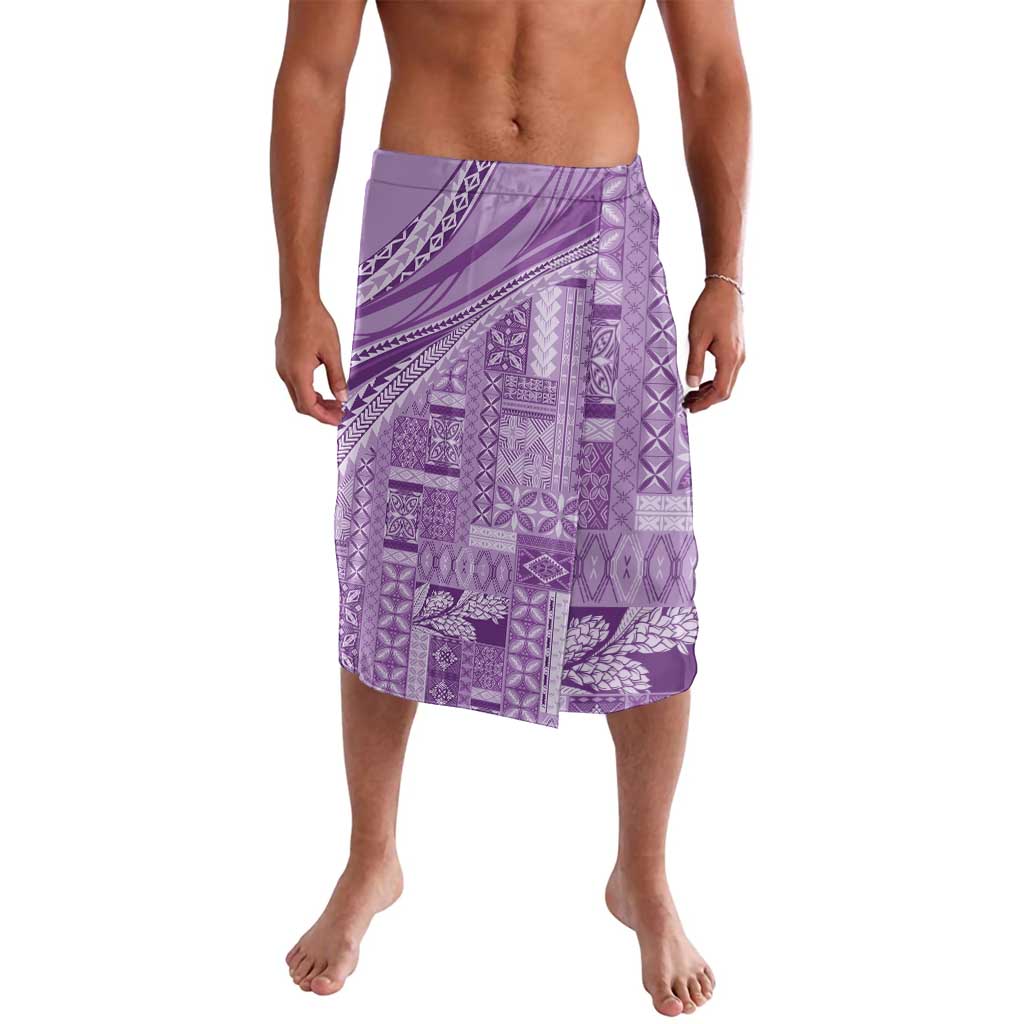 Pasifika Women's Day - Samoa Siapo Malu Tattoo Inspired Lavalava Lavender LT7 Lavender - Polynesian Pride