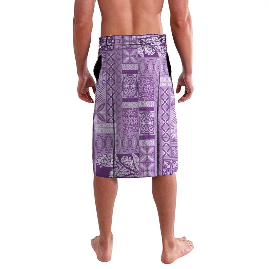 Pasifika Women's Day - Samoa Siapo Malu Tattoo Inspired Lavalava Lavender LT7 - Polynesian Pride