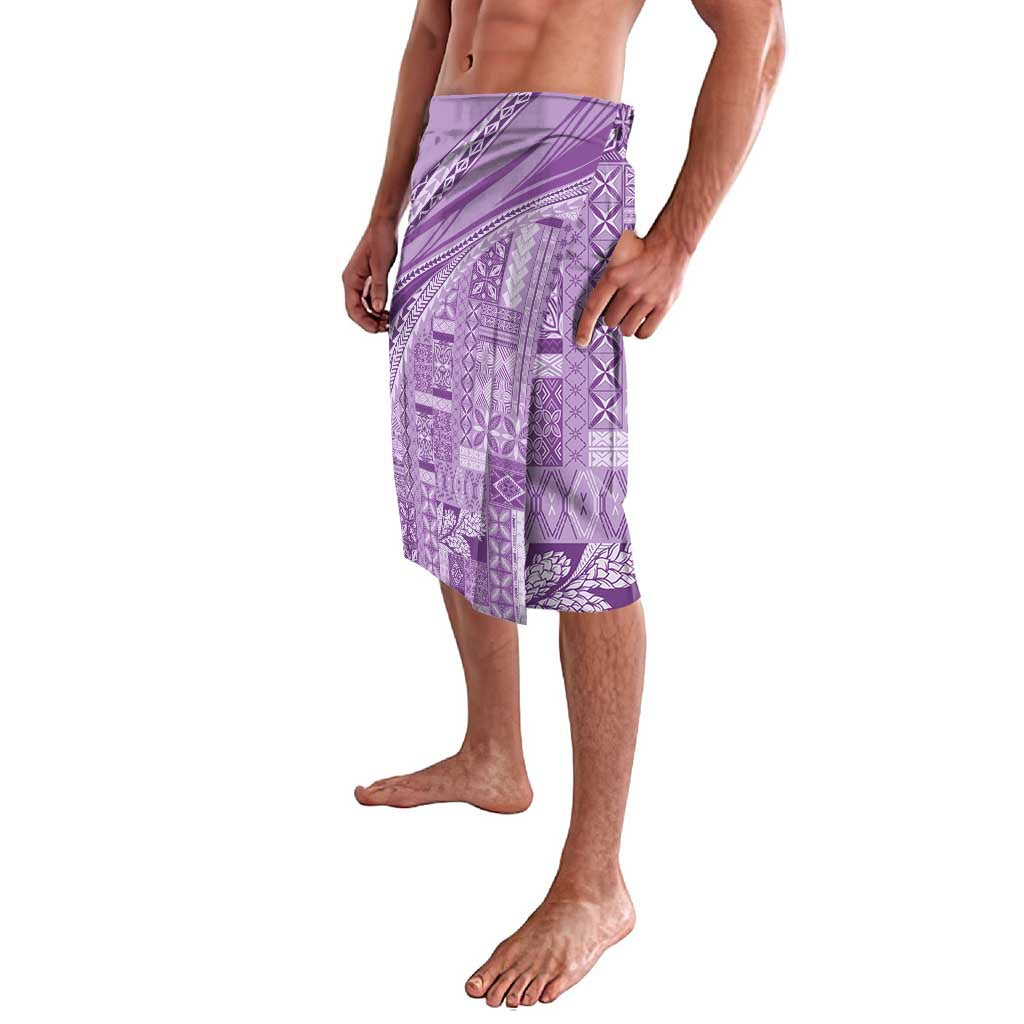 Pasifika Women's Day - Samoa Siapo Malu Tattoo Inspired Lavalava Lavender LT7 - Polynesian Pride