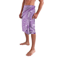Pasifika Women's Day - Samoa Siapo Malu Tattoo Inspired Lavalava Lavender LT7 - Polynesian Pride