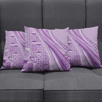 Pasifika Women's Day - Samoa Siapo Malu Tattoo Inspired Pillow Cover Lavender LT7 - Polynesian Pride