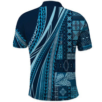 Pasifika Women's Day - Samoa Siapo Malu Tattoo Inspired Polo Shirt Navy Blue LT7 - Polynesian Pride