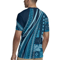 Pasifika Women's Day - Samoa Siapo Malu Tattoo Inspired Rugby Jersey Navy Blue LT7 - Polynesian Pride