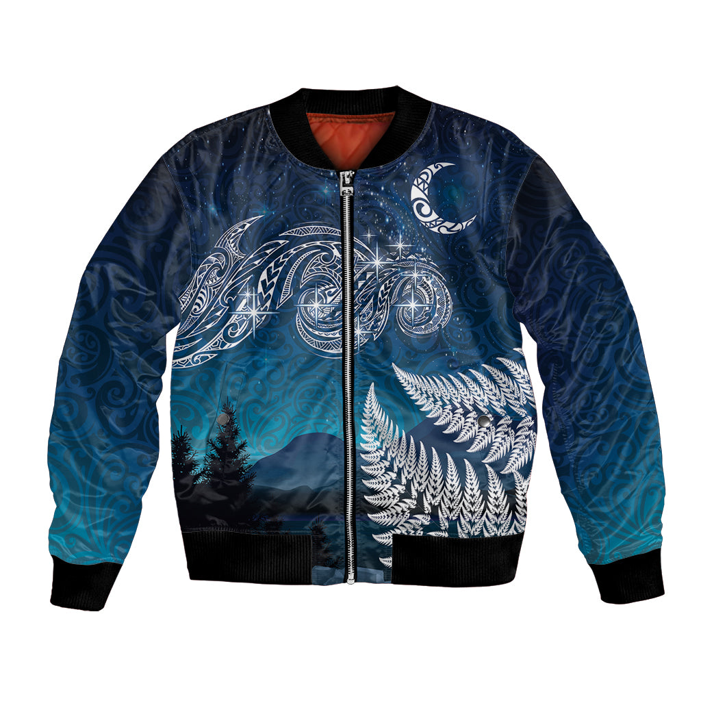 New Zealand Matariki Bomber Jacket Starry Night Style