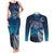 New Zealand Matariki Couples Matching Tank Maxi Dress and Long Sleeve Button Shirt Starry Night Style