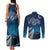 New Zealand Matariki Couples Matching Tank Maxi Dress and Long Sleeve Button Shirt Starry Night Style