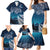 New Zealand Matariki Family Matching Mermaid Dress and Hawaiian Shirt Starry Night Style