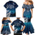 New Zealand Matariki Family Matching Mermaid Dress and Hawaiian Shirt Starry Night Style