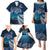 New Zealand Matariki Family Matching Puletasi and Hawaiian Shirt Starry Night Style