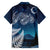 New Zealand Matariki Family Matching Puletasi and Hawaiian Shirt Starry Night Style