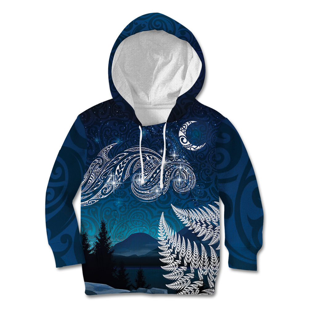 New Zealand Matariki Kid Hoodie Starry Night Style