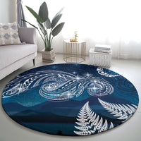 New Zealand Matariki Round Carpet Starry Night Style LT7 - Polynesian Pride
