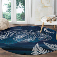 New Zealand Matariki Round Carpet Starry Night Style LT7 - Polynesian Pride