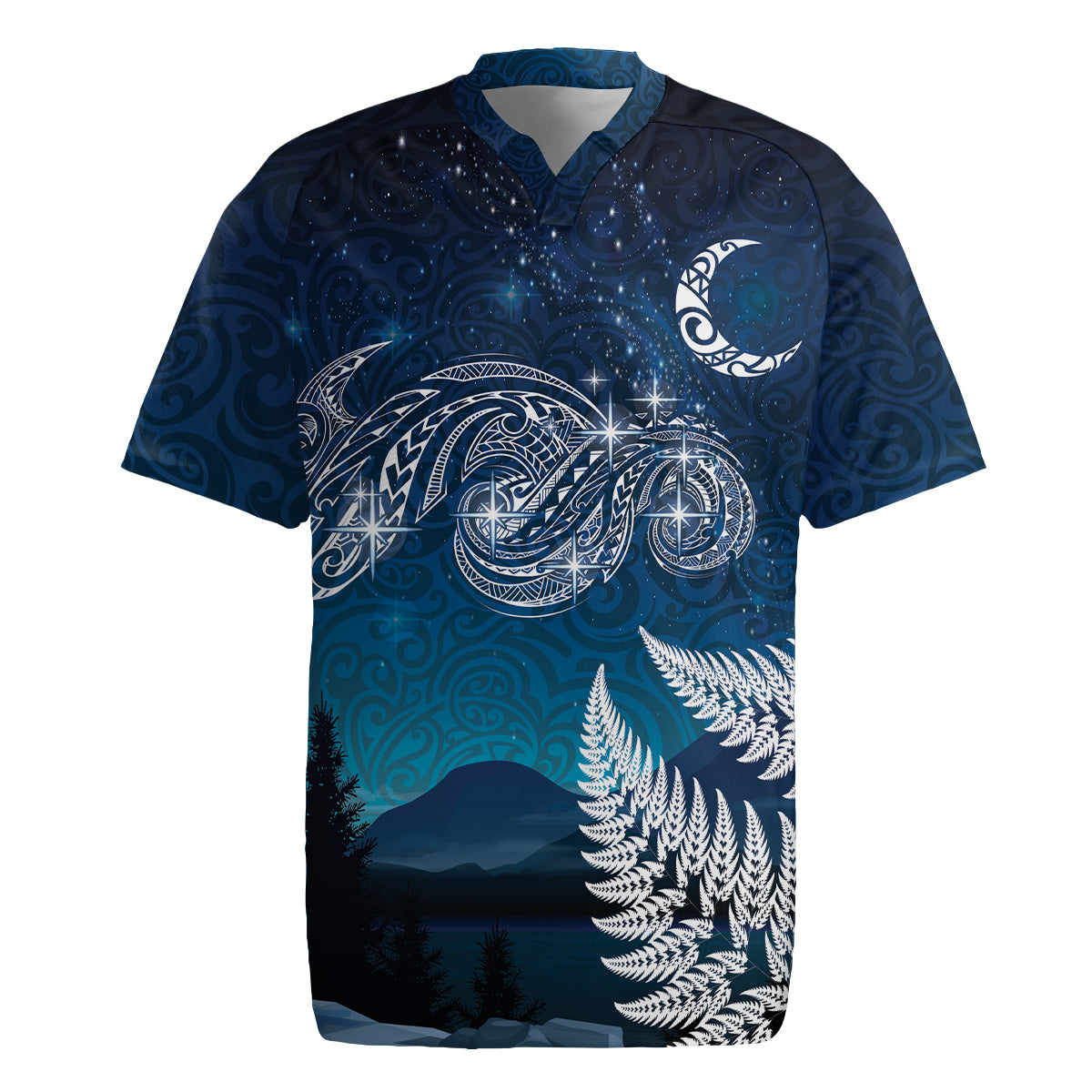 New Zealand Matariki Rugby Jersey Starry Night Style