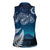 New Zealand Matariki Women Sleeveless Polo Shirt Starry Night Style